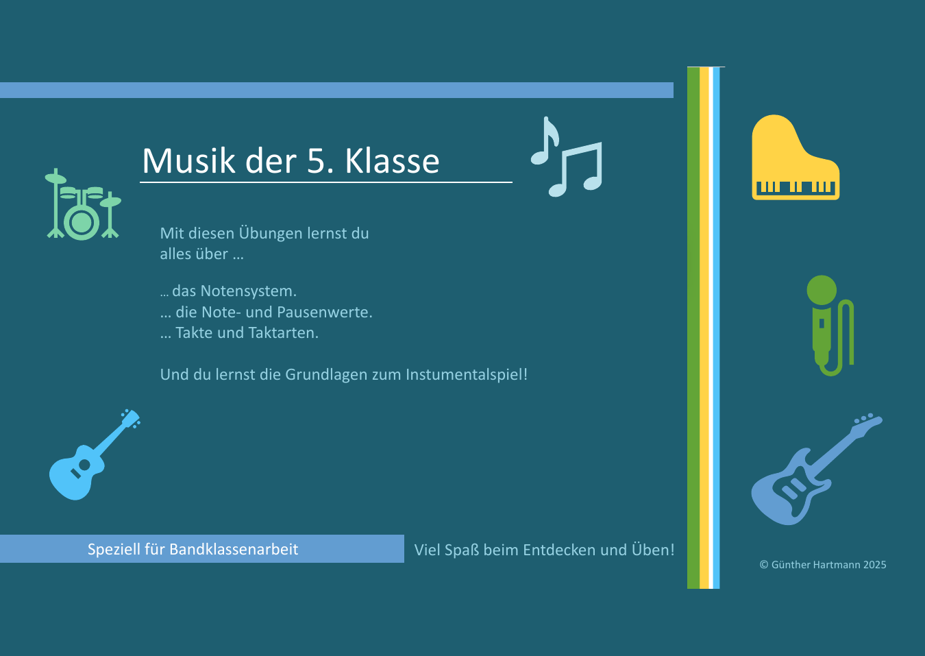 Cover des Musikbuchs für die 5. Klasse